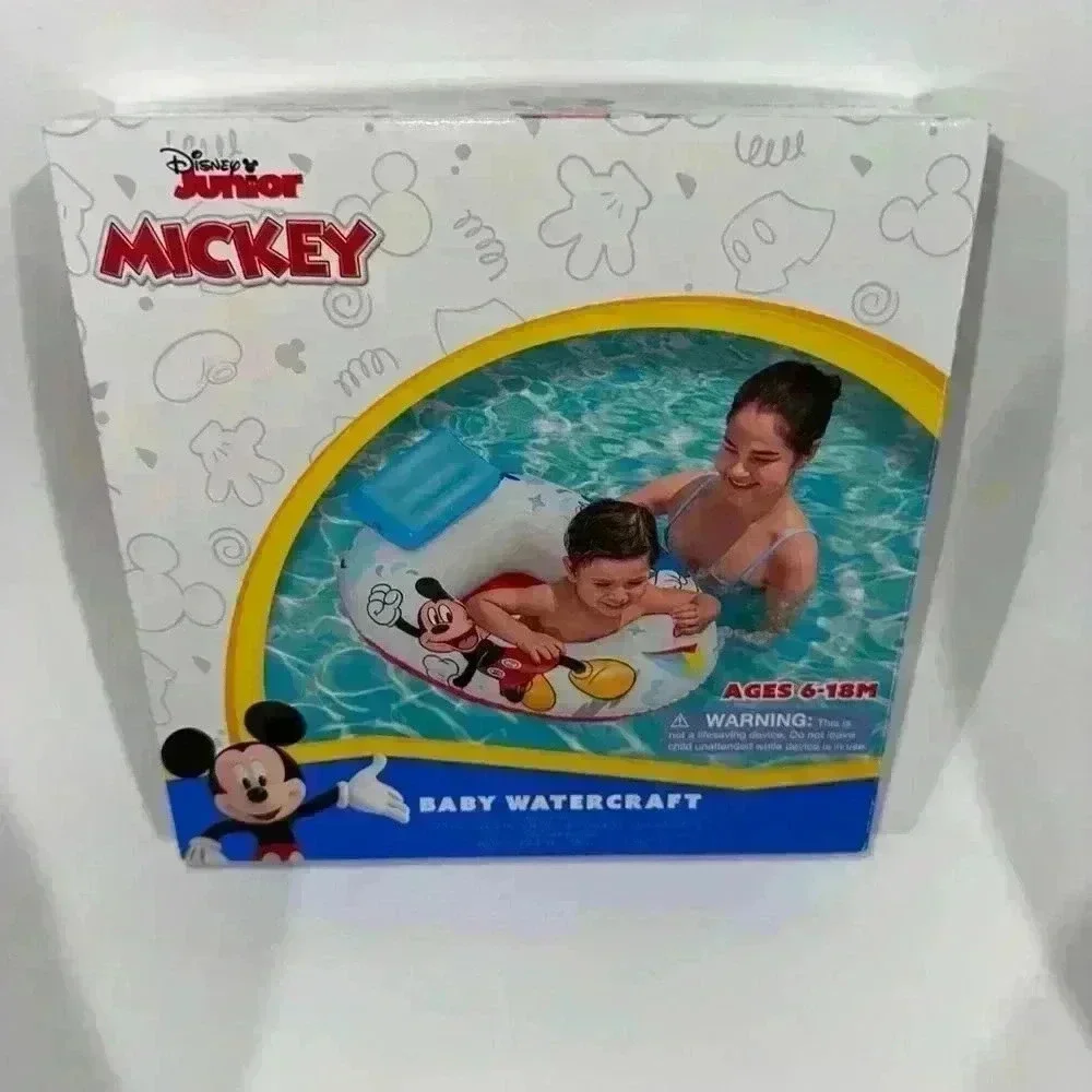 DISNEY MICKEY Unisex Bestway Baby Watercraft Float 6-18 Months White Red